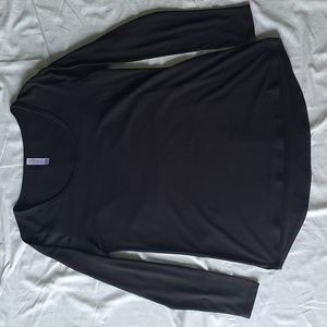 Black long sleeve high low round neck top LulaRoe small / medium